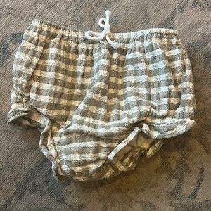 Rylee+Cru green/cream bloomers